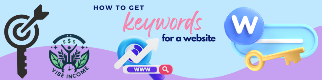 how to get keywords for a website