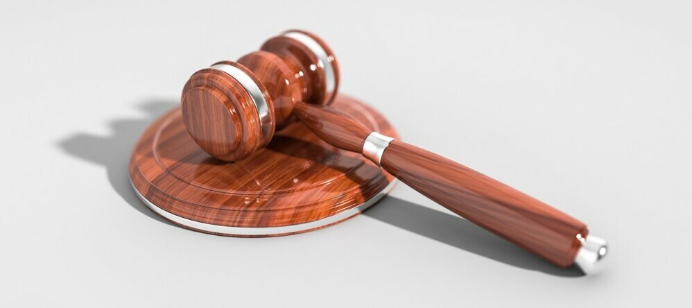 a judges hammer to show authority