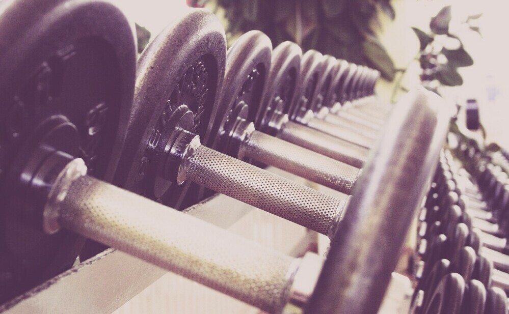 dumbbells representing the importance of training