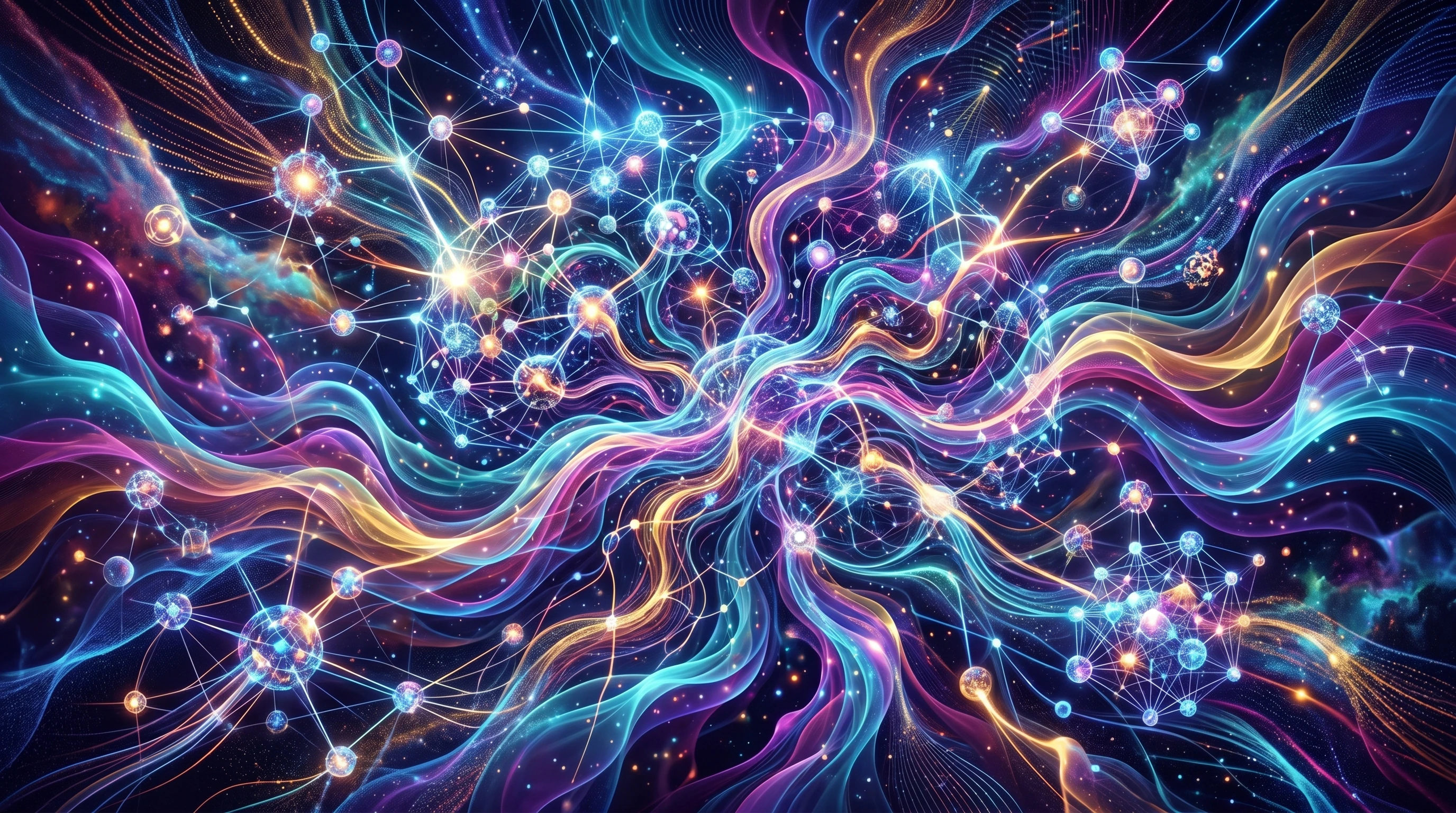 Abstract depiction of the subconscious mind driving digital marketing decisions