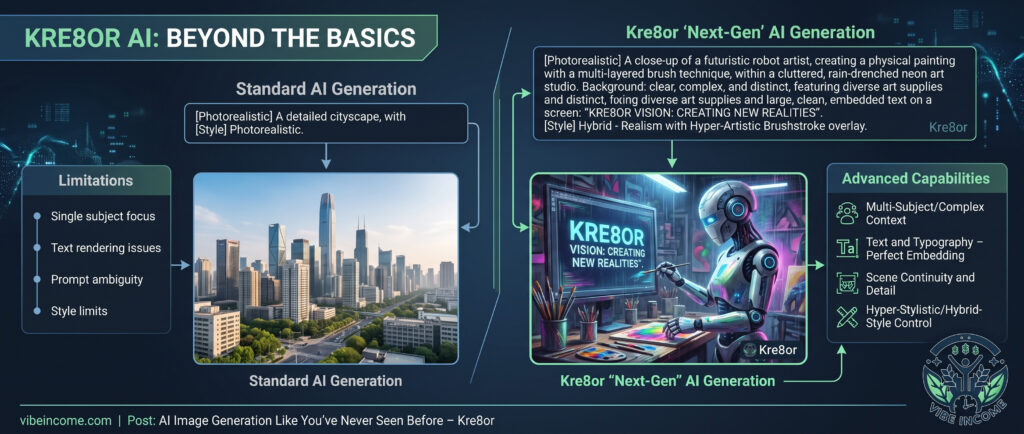 KRE8OR AI: Image generation like you've never seen before - Next Gen AI with photorealistic advanced capabilities so far beyond the basics and typical limitations!