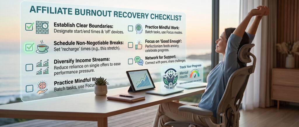 Affiliate Burnout Recovery Checklist